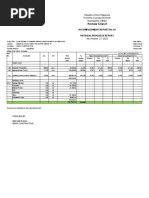 Accomplishment Report No. 01 Physical Progress Report: Barangay Sangcad