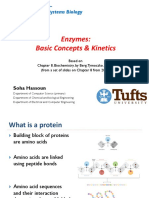 Enzymes: Basic Concepts & Kinetics: Soha Hassoun