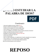 0.¿como Estudiar La Palabra de Dios?