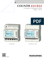 Countis E21 - E22 - Compteur D - Energie Triphase Direct - 80 A - Installation and Operating Manual - 2020 02 - 545875B - FR 1