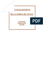 Management Force de Vente