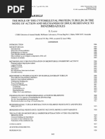 The Role of The Cytoskeletal Protein, Tubulin, in The Mode of Action and Mechanism of Drug Resistance To Benzimidazoles
