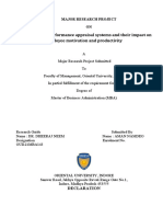 Effectiveness of Performance Appraisal Systems and Their Impact On Employee Motivation and Productivity