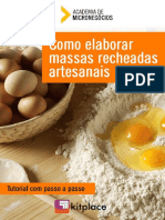 Massas - Moldes, Congelamento e Embalagens