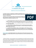 Communique de Presse Signalement