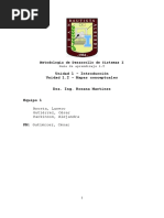 Unidad 1 - Introducción Unidad 1.2 - Mapas Conceptuales: Metodología de Desarrollo de Sistemas I