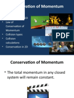 Conservation of Momentum