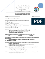 Third Periodical Test in Esp 6