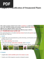 Chapter 2. Classification of Ornamental Plants