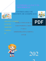 Año de La Unidad, La Paz Y El Desarrollo: Entregable de Gestion de Compras Ii