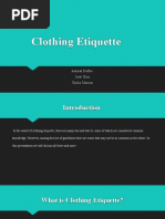 Clothing Etiquette