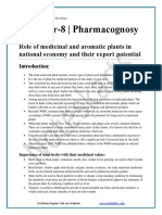 Pharmacognosy Notes