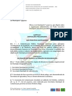 Estado Do Maranhão Prefeitura Municipal de Igarapé Grande - Ma Procuradoria Geral Do Município CNPJ: 06.323.208/0001-28