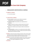 Procesos Adm de Negocios - Coca Cola