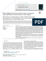 Maternal High-Fat Diet Increases Anhedonic Behavior and Modulates