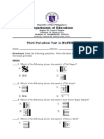 Department of Education: Third Periodical Test in MAPEH VI