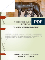 Nociones de Derecho Romano