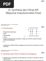 Synthèse Des Filtres RIF