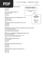 5º Ano - Atividade Ensino Religioso (Bloco 4)