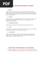 Ejercicios para Aprender El Remate: 1. Sin Balón