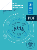 Mensajes Clave: El Estado de La Alimentación Escolar A Nivel Mundial 2020