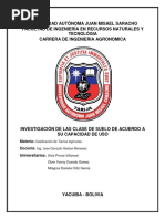 Universidad Autónoma Juan Misael Saracho Facultad de Ingeniería en Recursos Naturales Y Tecnológia Carrera de Ingenieria Agronomica