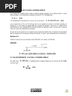 450.000 $ 5 X 0,25 1 200.000 in 1 P F + + : 2.6 Monto O Valor Futuro A Interes Simple