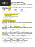 Unit 10-PRACTICE TEST HS