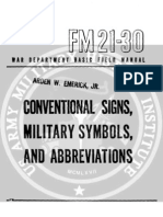 Conventional Signs, Military Symbols, Abbreviations - FM 21-30-1943