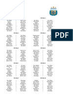 Fixture Campeonato FUTBOL INFANTIL 2023