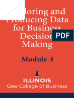 Exploring and Producing Data For Business Decision Making Module 4