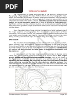 FUNDAMENTALS OF SURVEYING - Topographic Survey