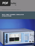 Real-Time Channel Simulator DT4630 Englisch