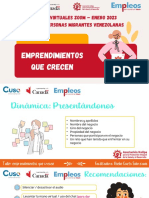 Taller Emprendimiento Que Crecen - Sesión 1