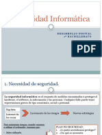 Seguridad Informática: Desarrollo Digital 1º Bachillerato