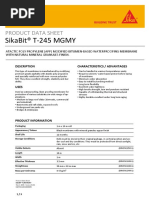 Waterproofing - SikaBit - T-245 - MGMY-Product - Data - Sheet