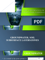 Basic Subsurface Flow (Steady State Condition) : Group 5