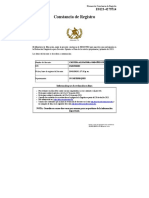 Constancia de Registro: Información para La Evaluación en Línea