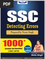 Detecting Errors: Prepared by Neetu Singh