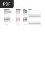 UAT Process - Template