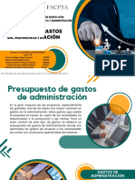 Presupuesto Gastos de Administración