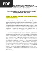 Ejemplo de Sintomas, Causas - Consecuencias y CP