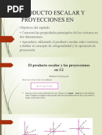 Producto Escalar y Proyecciones en R2