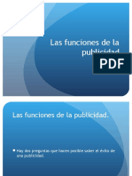 Funciones de La Publicidad Actualizadas