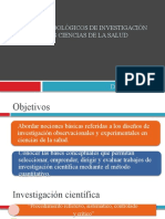 Diseños Metodológicos de Investigación Aplicada A Las Ciencias de La Salud