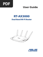 Asus RT-AX3000 Internet Router User Manual