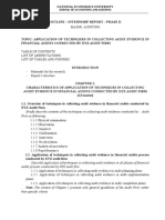 18 - Outline - Techniques in Collecting Audit Evidence