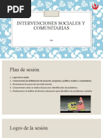 Intervenciones Sociales Y Comunitarias