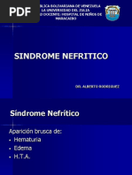 Sindrome Nefritico y Sindrome Nefrotico 