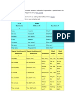 Time Adverb: To Be Statements + To Be Statements - Questions ?